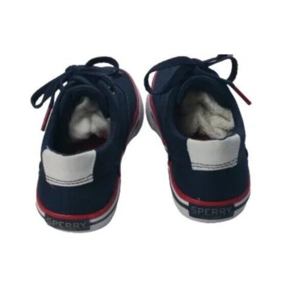 Sperry Boys Striper II Canvas Sneakers Size 13 - Picture 5 of 9